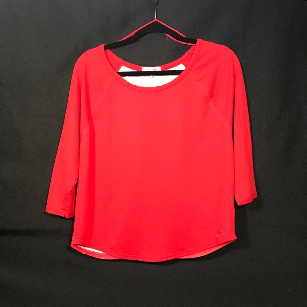 Aeropostale Shirt Size Large, Mid Sleeve Red